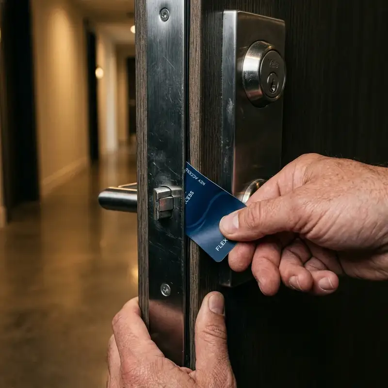 Cómo abrir una puerta atascada