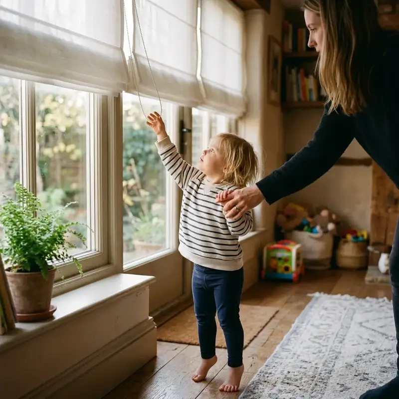 ¿Tienes niños en casa? Coloca un sistema de seguridad infantil en tus persianas